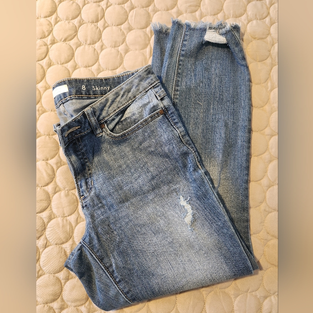 LAUREN CONRAD Skinny Ankle Jeans